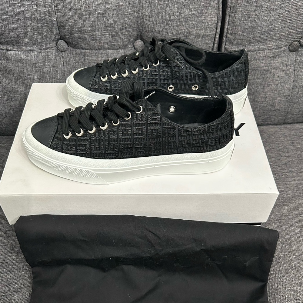 Givenchy Black Jacquard Sneaker
